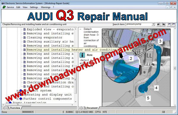 Audi q3 service manual download windows 7